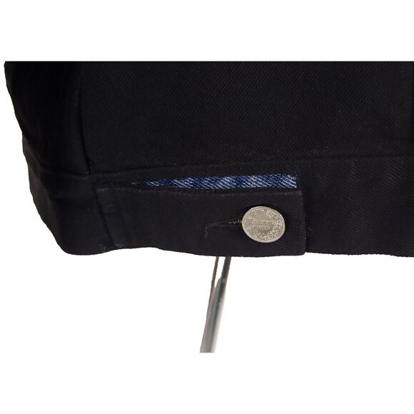 VETEMENTS Denim Black Fire Jacket Size L Mens Unisex Blue $2290 - Picture 11 of 16